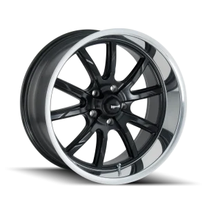 Ridler – 650 – Black – 15″x7″ 0mm – Summer Wheels – 650-5761MB